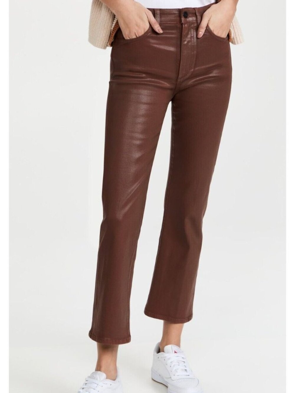 NEW! Joe's Jeans Women's 23 The Callie Coated High Rise Bootcut Jeans NWT $218 - Picture 1 of 5